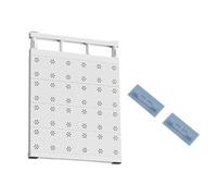 Étagère de rangement robuste avec structure en acier à haute teneur en carbone pour un espace de rangement supplémentaire, étagère portable pour armoire