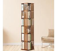 Étagère de rangement rotative à 360° pour le salon et la chambre à coucher - Multifonction CD/DVD/Plante Jouets Organisateur avec 5 étages