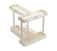 Étagère de Rangement rotative multifonctionnelle à 2 Niveaux