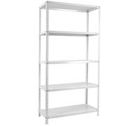 Étagère de Rangement - SIMON RACK - 5 Niveaux - Capacité 75 kg - Métal - Dimensions 1800x800x400 mm