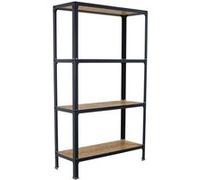 Etagère de rangement Simonhome Click Wood Mini 4/300 anthracite osb 4 niveaux 1600x800x300 G