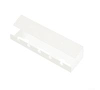 Étagère de rangement sous le bureau - Solution simple pour les fils et les prises bien rangés (blanc)