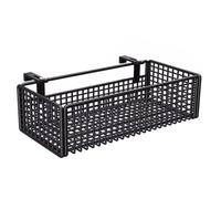 Étagère De Rangement Suspendue, Jardinière Pour Balustrade De Balcon Avec Crochets, Capacité De Charge 15 Kg/33 Lb, Pour Balustrades Carrées, Balcons, Rebords De Fenêtre(Black A,Short)
