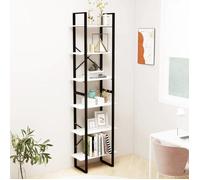 vidaXL Étagère de rangement Blanc 60x30x210 cm Bois de pin massif