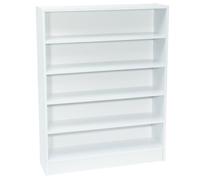 WERKA PRO Meuble rayonnage Blanc 5 étagères