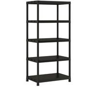 Étagère de rangement XL KETER Plus X/5 - Noir - 90 x 60 x 187 cm - 80 kg / tablette