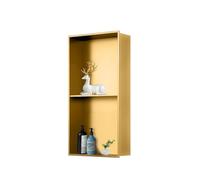 Étagère De Salle De Bain À Ancrage Mural En Acier Inoxydable, Niche Murale Double, Étagère De Douche Encastrée, Rangement Pour Ustensiles De Salle De Bain. Pour Le Rangement Du Shampoing, Du Savon Et