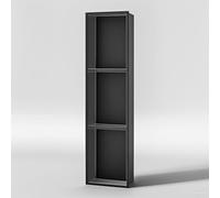 Étagère de salle de bain de grande capacité imperméable pour shampooing, papier toilette, papier toilette, niche de rangement en acier inoxydable, niche de salle de bain pour cuisine, salon, chambre à