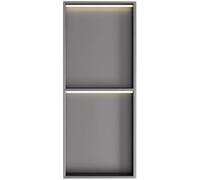 Étagère de salle de bain en acier inoxydable, organiseur mural imperméable pour le rangement du shampooing et des articles de toilette, design encastré de grande capacité