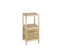 Etagère De Salle De Bain En Bois Norway - L. 39,5 X H. 86 Cm - Marron Noix