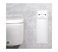 Étagère de salle de bain encastrée en acier inoxydable, niche murale pour brosse WC et articles essentiels, solution de rangement peu encombrante pour hôtel, maison