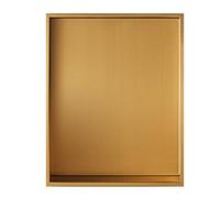 Étagère de salle de bain étanche en acier inoxydable pour salle de bain - Pour shampooing et articles de toilette - 30,5 x 30,5 x 10,2 cm