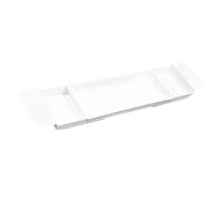 Étagère de salle de bain pour baignoire - Tub Caddy Tablet | Baignoires rétractables | Organisateur avec livre | 1 ou 2 personnes, étagère de table de baignoire avec pages d'extraction, plateau
