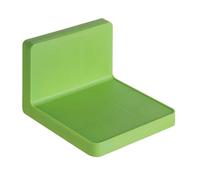 Étagère de salle de bain sans perçage - Montez les accessoires de cuisine proprement | Console modulaire de forme carrée lisse | Profil de 10,2 cm + dos adhésif puissant | Entité polymère synthétique