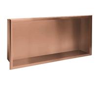 Étagère De Salle De Bains Encastrée Rea 30X60 Cuivre Brossé 10X60X30Cm