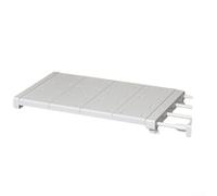 Étagère de séparation extensible et réglable pour placard et armoire (48 à 80 cm)