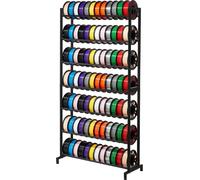 Étagère de stockage de filaments VEVOR pour imprimante 3D, 7 niveaux, support de bobines de filaments, 840 x 320 x 1650 mm, capacité de charge 54,4 kg par niveau, accessoires pour imprimante 3D pour s