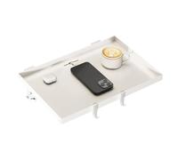 Étagère de table chevet - Organisateur rangement pliable pour la chambre | Construction légère en métal robuste, conception pratique l'économie d'espace, table multi-usage, idéal por les smartphones