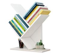 Étagère de table en bois en forme d'arbre, présentoir de bureau, étagère de rangement pour livres, magazines, CD, meuble décoratif élégant pour n'importe quelle pièce