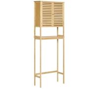 Étagère de toilettes kleankin Bambou 60x23x173cm Bois naturel