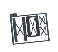 Étagère De Vitrine Modèle Voiture 1/64 avec Stockage Véhicule Conception À Deux Niveaux Disposition Personnalisable Plate-Forme D'affichage Sécurisée Présentoir Modèle