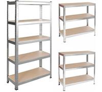 Etagère d'entrepôt - JANSPORT - Humberg - Métal - Argenté - Charge max 875 kg