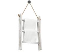 Étagère d'escalier pour couvertures : support d'affichage textile en bois