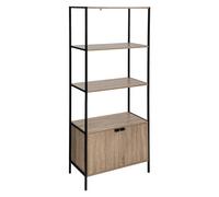 5five Étagère bibliothèque Aliaj 2 niveaux effet chêne naturel