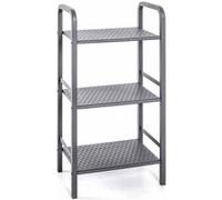 HAKU étagère Gris, métal - Dim.: L 40 cm x H 81 cm x P 28 cm, Style: Modern