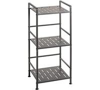Étagère Design 3 Niveaux "Ombre" 74cm Anthracite Gris