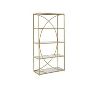 Étagère Design 4 Niveaux "Glamy" 180cm Or