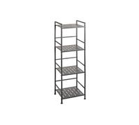 Etagère Design 4 Niveaux "Ombre" 106cm Anthracite