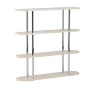 Étagère Design 4 Niveaux "Zino" 120cm Blanc