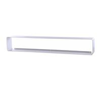 Étagère design cube XXL pour DVD & Blu-Ray - En métal - 120 cm - Étagère murale moderne - Couleur : blanc