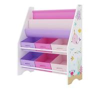 Étagère design intemporel salon chambre meuble de rangement de rangement Ponteceso pour enfant avec 6