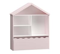 Helloshop26 Étagère Design Intemporel Salon Chambre Meuble de Rangement pour Enfant Rose Barbe à Papa Rose 03_0011309