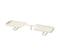 Étagère d'évier au-dessus du robinet, vidage , peu encombrant | au-dessus d'un lavabo pour brosse à dents, gobelet, cosmétiques, shampoing, lotion, cuisine, hôtel, dortoir, camping-car