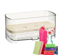 Étagère d'évier, rangement de cuisine antidérapant et accessoires d'organisation | Organisateur porte-éponge auto-drainant, pour salle de bain, maison, maison et