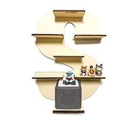 Étagère DIY Lettre A-Z pour boîte à musique adaptée à Toniebox Enfants Chambre de bébé à peindre soi-même avec nom au choix Excellent cadeau personnalisé pour un anniversaire, Pâques, Noël (lettre :