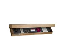 Étagère d'Occultation, 16'' × 10'' × 3'' Étagère à Tiroir Caché Flottant, Étagère murale avec protection de la vie privée avec compartiment secret, meuble en bois, pour salon, chambre ou bureau