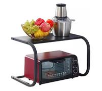 Étagère d'organisation multifonctionnelle Debout, Étagère pour micro-ondes, Support d'imprimante en acier au carbone, noir - SHELFKA