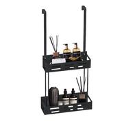 Etagere Douche à Suspendre, Rangement Douche sans Percage aver 2 PCS Réglable Panier à Suspendre pour le gel Douche et le