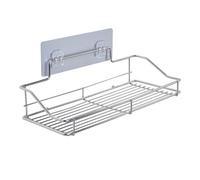 Etagère Douche Étagère de douche en acier inoxydable, étagère de rangement de bain sans perçage, panier de rangement rectangulaire flottant for salle de bain, cuisine, balcon, salon Rangement Douche(P