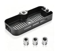 etagere douche,porte savon,porte savon douche,etagere douche sans percage | Étagère de caddie de douche,Porte Savon pour Etagere Douche,support de savon de rail de douche plateau de savon à clipser