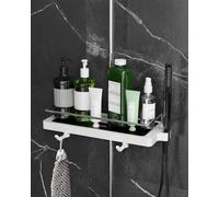 Étagère Douche Sans Percage Porte Savon blanc Vendos85