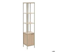 5five - étagère duna rectangulaire 35x35cm 1 porte beige