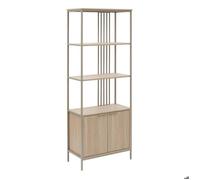 Étagère Duna rectangulaire 35x68,4cm 2 portes beige