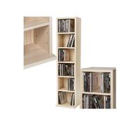 TecTake 401699 étagères Panneaux MDF, Plastique Marron