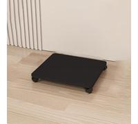 Étagère DVD - Vitrine pour Jeux et CD, Support AV et étagère d'angle, adaptée aux salles de Divertissement, aux Enceintes colonnes et aux Supports de Platine Vinyle (Noir 50x45cm)