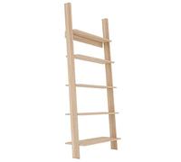 Étagère échelle à 5 Niveaux, bibliothèque, Rangement, pour Salon, Chambre, Bureau, Cuisine, Montage Facile, étagère inclinée Contre Le Mur (85 cm, Sonoma de chêne)